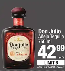 Super King Markets Don Julio Añejo Tequila offer