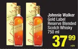 Super King Markets Johnnie Walker Gold Label Reserve Blended Scotch Whisky offer