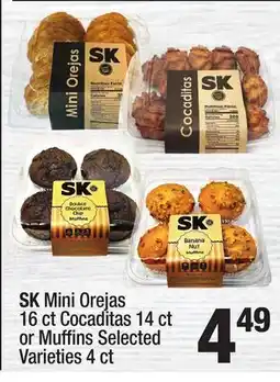 Super King Markets SK Mini Orejas 16 ct Cocaditas 14 ct or Muffins 4 ct offer