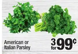 Super King Markets American or Italian Parsley offer