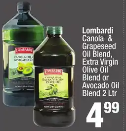 Super King Markets Lombardi Canola & Grapeseed Oil Blend, Extra Virgin Olive Oil Blend or Avocado Oil Blend offer
