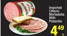 Super King Markets Imported Citterio Mortadella With Pistachio offer