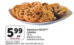 Albertsons Signature SELECT Cookies offer