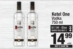 Super King Markets Ketel One Vodka offer