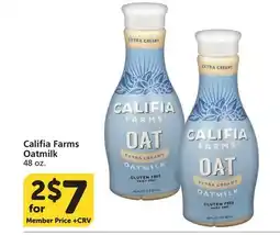 Vons Califia Farms Oatmilk offer