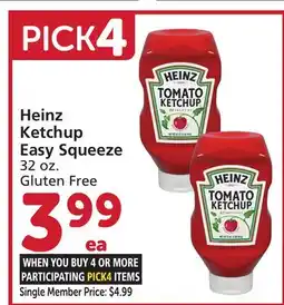Vons Heinz Ketchup Easy Squeeze offer
