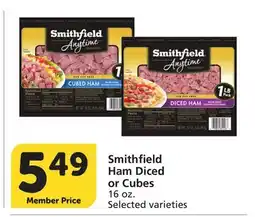 Albertsons Smithfield Ham Diced or Cubes offer