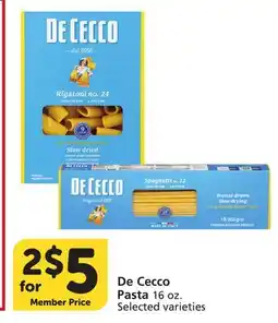 Vons De Cecco Pasta offer