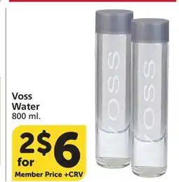 Vons Voss Water offer