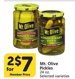 Vons Mt. Olive Pickles offer