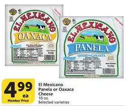 Vons El Mexicano Panela or Oaxaca Cheese offer