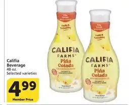 Albertsons Califia Beverage offer