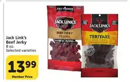 Albertsons Jack Link's Beef Jerky offer