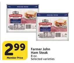 Vons Farmer John Ham Steak offer