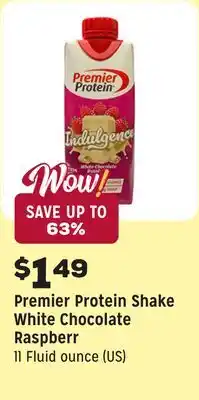Grocery Outlet Shake White Chocolate Raspberr offer