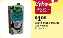 Grocery Outlet Organic Orig Coconut offer