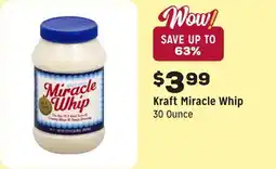 Grocery Outlet Miracle Whip offer