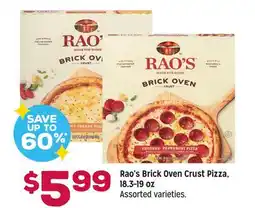 Grocery Outlet Rao's Brick Oven Crust Pizza offer