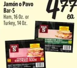 El Super Bar-S Ham, 16 Oz. or Turkey, 14 Oz offer