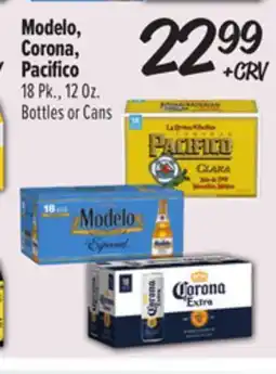 El Super Modelo, Corona, Pacifico offer