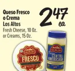 El Super Fresh Cheese, 10 Oz. or Creams, 15Oz offer