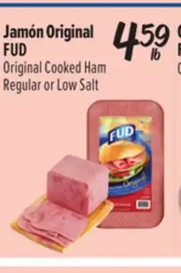 El Super Original Cooked Ham Regular or Low Salt offer