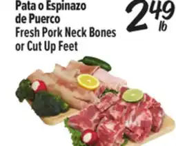 El Super Fresh Pork Neck Bones or Cut Up Feet offer
