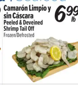 El Super Peeled & Deveined Shrimp Tail Off offer