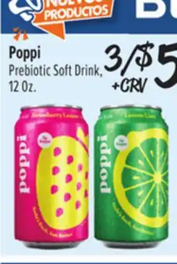 El Super Poppi Prebiotic Soft Drink offer