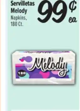 El Super Melody Napkins offer