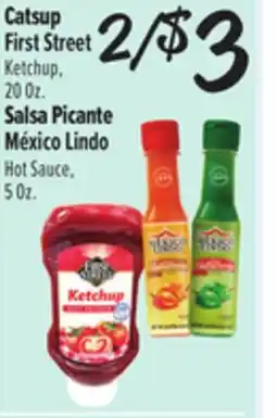 El Super First Street Ketchup, 20 Oz., México Lindo Hot Sauce, 5 Oz offer