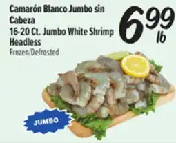 El Super 16-20Ct. Jumbo White Shrimp Headless offer