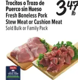 El Super Fresh Boneless Pork Stew Meat or Cushion Meat offer