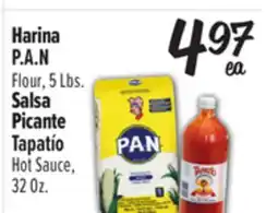 El Super P.A.N Flour, 5 Lbs. Tapatío Hot Sauce, 3 2 Oz offer