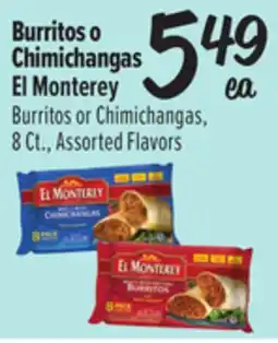 El Super Burritos or Chimichangas offer
