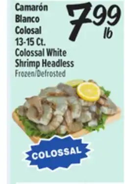 El Super 13-15Ct.Colossal White Shrimp Headless offer
