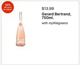 Walgreens Gerard Bertrand, 750ml offer