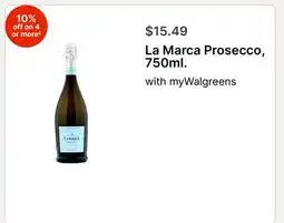 Walgreens La Marca Prosecco, 750ml offer