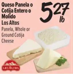 El Super Fresh Panela, Whole or Ground Cotija Cheese offer