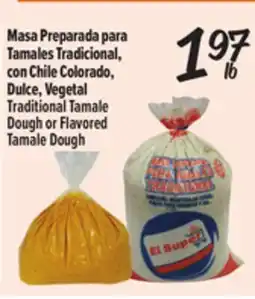 El Super Fresh Traditional Tamale Dough or Flavored Tamale Dough offer