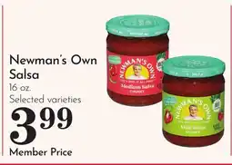 Pavilions Newman's Own Salsa offer