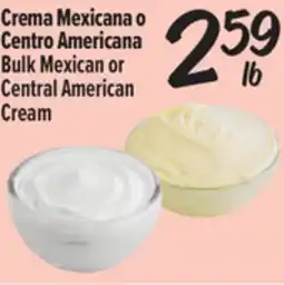El Super Fresh Bulk Mexican or Central American Cream offer