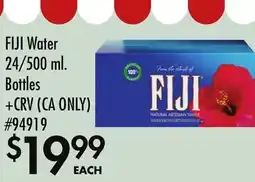 Smart & Final FIJI Water offer
