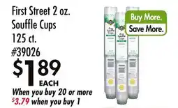 Smart & Final First Street 2 oz. Souffle Cups offer
