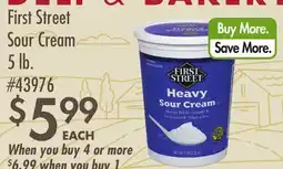 Smart & Final First Street Sour Cream offer
