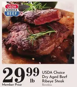 Pavilions USDA Choice Dry Aged Beef Ribeye Steak offer