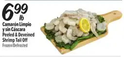 El Super Fresh Peeled & Deveined Shrimp Tail Off offer