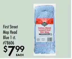 Smart & Final First Street Mop Head Blue offer