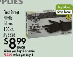 Smart & Final First Street Nitrile Gloves offer