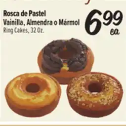 El Super Fresh Vainilla, Almendra o Mármol Ring Cakes offer